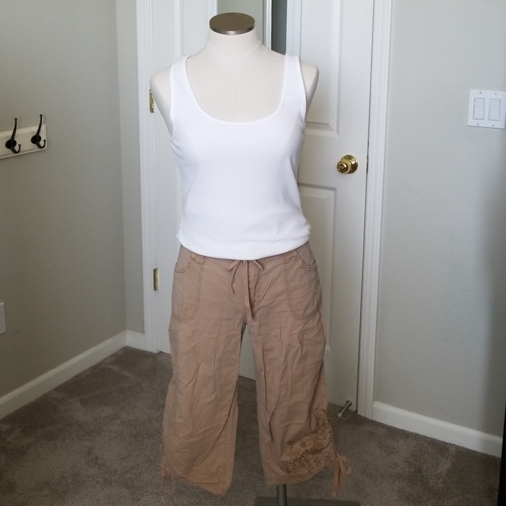 Cotton Capri Pants Women Size 12